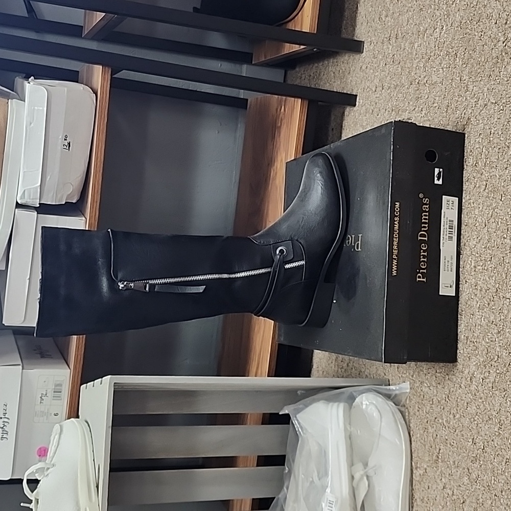 Pierre Dumas Black Riding Boots